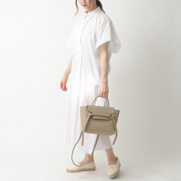 Túi Celine Micro Belt Bag In Grained Calfskinlight Taupe 189153ZVA-18LT - Ảnh 6