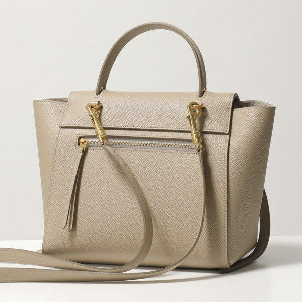 Túi Celine Micro Belt Bag In Grained Calfskinlight Taupe 189153ZVA-18LT - Ảnh 5