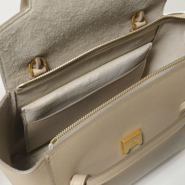 Túi Celine Micro Belt Bag In Grained Calfskinlight Taupe 189153ZVA-18LT - Ảnh 4