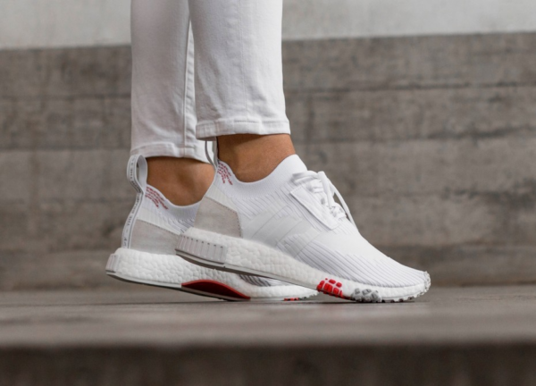 Giày Adidas NMD Racer Primeknit White CQ2033 - Ảnh 5