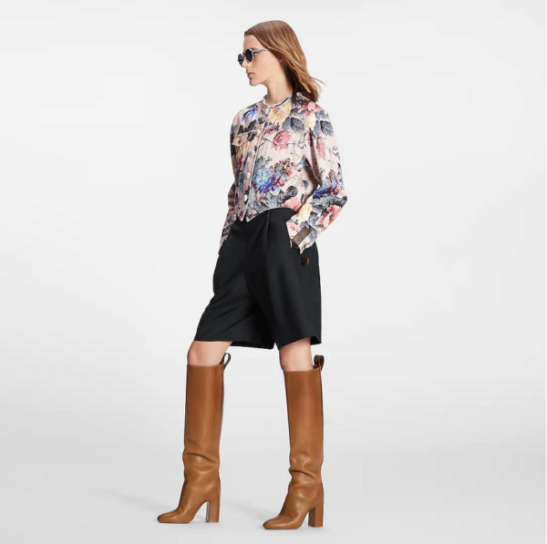 Giày Louis Vuitton Donna High Boots 'Brown' 1AAOF1 - Ảnh 2