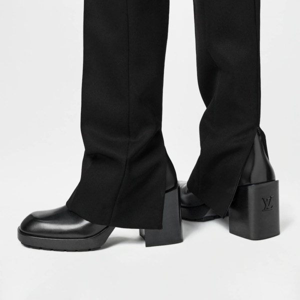 Giày Louis Vuitton LV Midnight Ankle Boots 'Black' 1AAH2H - Ảnh 2