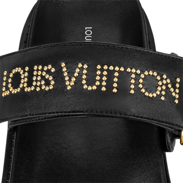 Dép Louis Vuitton Paseo Flat Comfort Mules 'Black' 1AAB6H - Ảnh 3