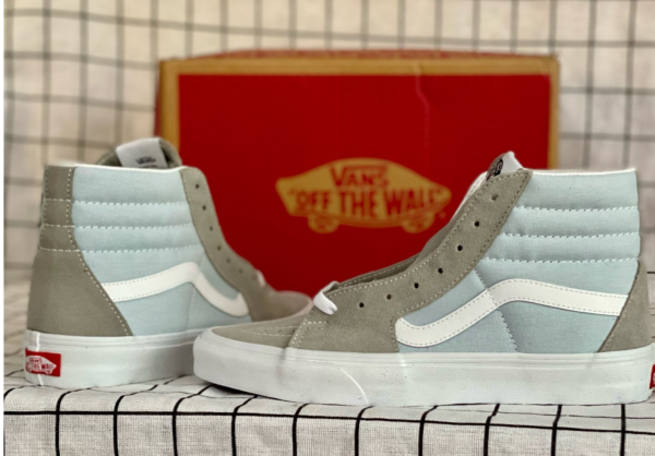 Giày Vans Sk8-Hi Classic Sport Blue Gray VN0A32QG4FY - Ảnh 4