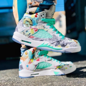 Alternative view of Giày Nike Air Jordan 5 Retro 'Wings' AV2405-900