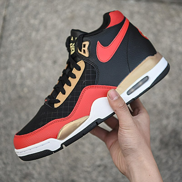 Giày Nike Flight Legacy Black Red Gold DD8493-091 - Ảnh 3