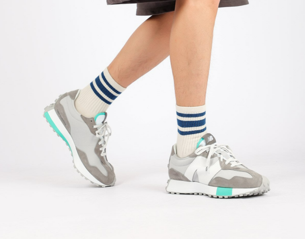 Giày New Balance Niko x 327 'Grey Blue' MS327RJ1 - Ảnh 4