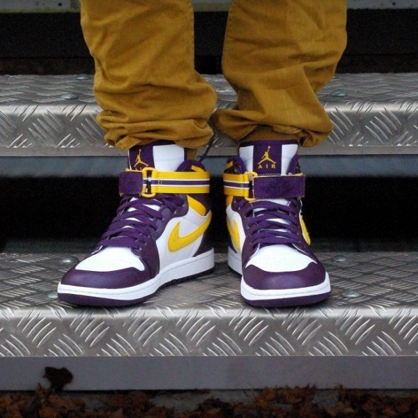 Giày Nike Air Jordan 1 High Strap 'Grand Purple' 342132-571 - Ảnh 2