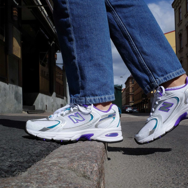 Giày New Balance 530 'White Mirage Violet' MR530FN1 - Ảnh 4