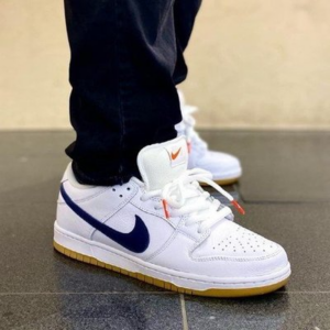 Alternative view of Giày Nike Dunk Low Pro Iso Sb 'Orange Label White Navy' CZ2249-100