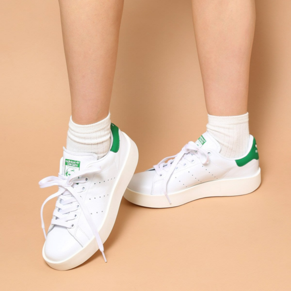 Giay Adidas Wmns Stan Smith Bold 'White Green' S32266