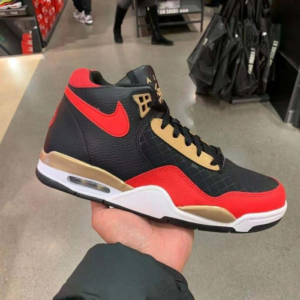 Alternative view of Giày Nike Flight Legacy Black Red Gold DD8493-091