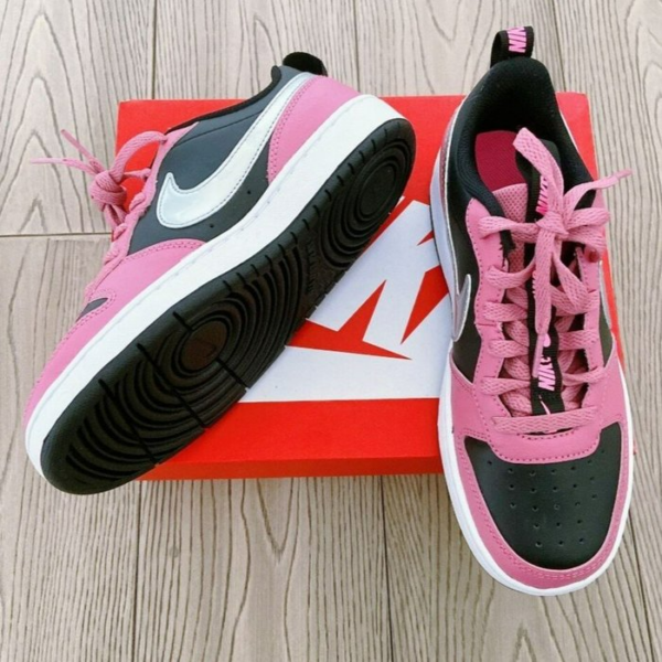 Giày Nike Court Borough Low 2 SE GS 'Desert Berry' CT3964-600 - Ảnh 3