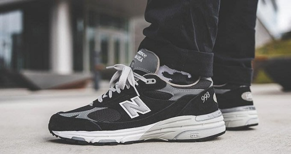 Giày New Balance 993 Made In USA 'Black White' MR993BK - Ảnh 3