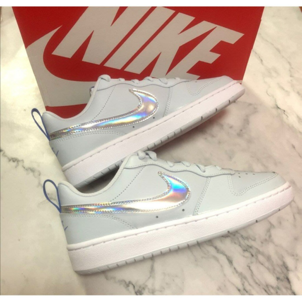 Giày Nike Court Borough Low 2 FP Aura (GS) CJ2239-401 - Ảnh 2