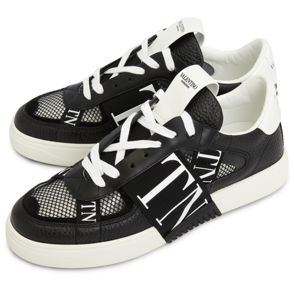 Giay Valentino Logo Band 'Black' S0C58SWF-0NI