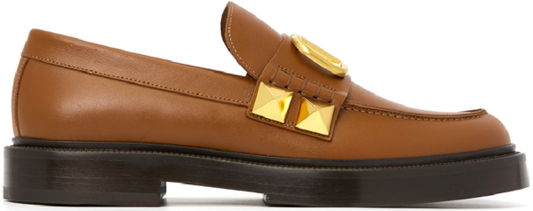 Giay Valentino Stud Signed 'Brown' S0F09ELI-L94