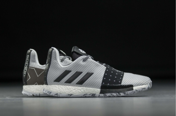Giày Adidas Harden Vol 3 James Grey AQ0035 - Ảnh 6