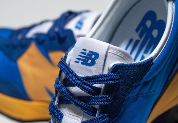 Giày New Balance 327 'Marine Blue Yellow' MS327CLB - Ảnh 4