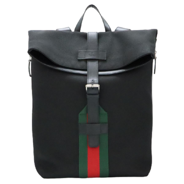 Balo Gucci Backpack Web Techno Canvas Black 619749