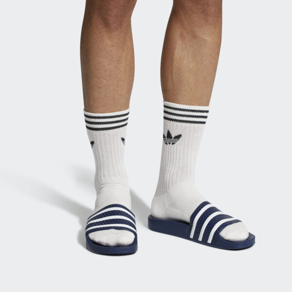 Tất Adidas Solid Crew Sock 3 Pairs White S21489 - Ảnh 4