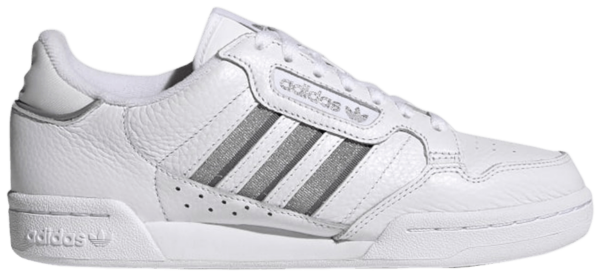Giày Adidas Wmns Continental 80 Stripes 'White Silver Metallic' S42626