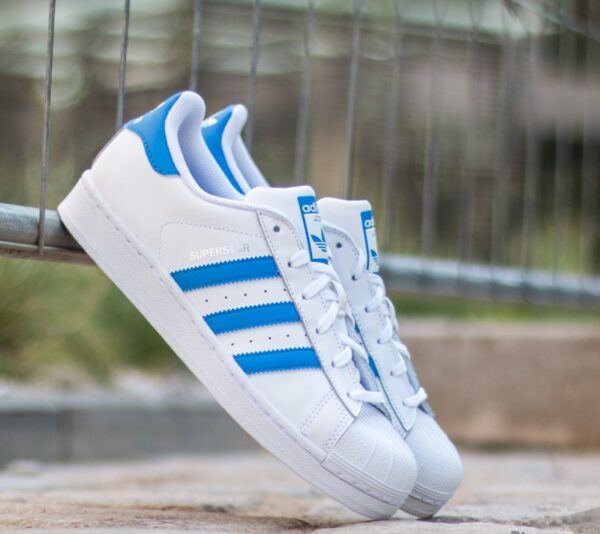 Giày Adidas Superstar 'White Ray Blue' S75929 - Ảnh 2