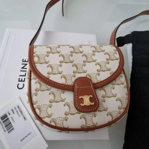 Tui Celine Triomphe Canvas Calfskin 'White' 196702BZJ-01BC