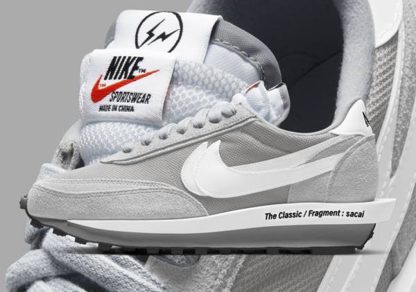Giày Nike Fragment Design x sacai x LDV Waffle 'Light Smoke Grey' DH2684-001 - Ảnh 6