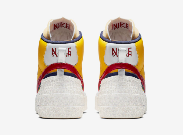 Giày Sacai x Nike Blazer Mid 'Maize Navy' BV0072-700 - Ảnh 8