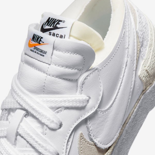 Giày Nike Blazer Low 'Sacai White' DM6443-100 - Ảnh 3