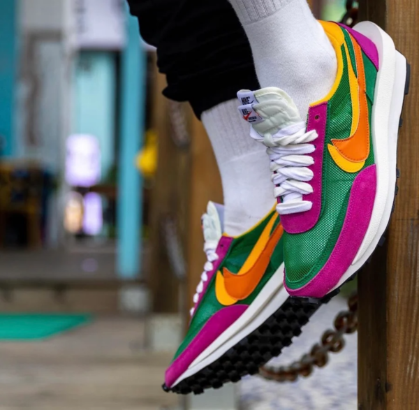 Giày Nike Sacai x LDWaffle 'Pine Green' BV0073-301 - Ảnh 5