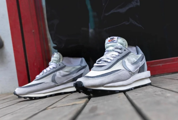 Giày Nike Sacai x LDWaffle 'Summit White' BV0073-100 - Ảnh 5