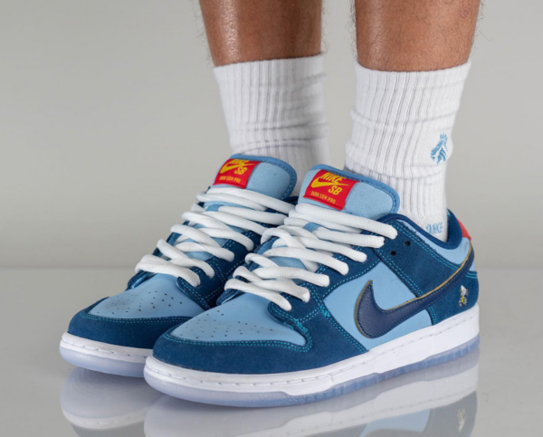 Giày Nike Why So Sad? x Dunk Low SB 'The Predatory Bird' DX5549-400 - Ảnh 8