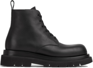 Giày Bottega Veneta Lug Lace-Up Ankle Boot 'Black' 730224VBS501000