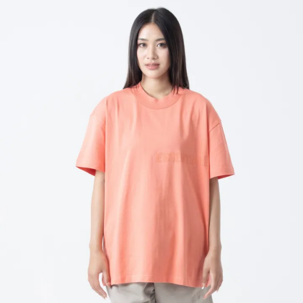 Ao Fear Of God Essentials T Shirt SS22 'Coral'