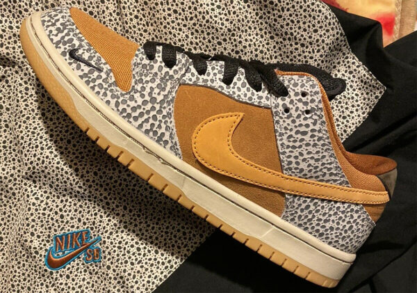 Giày Nike Dunk Low Pro SB 'Safari' CD2563-002 - Ảnh 9