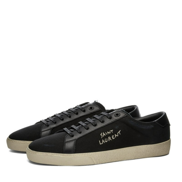 Giày Saint Laurent Court Classic SL-06 'Black' 610648GUP501000 - Ảnh 4