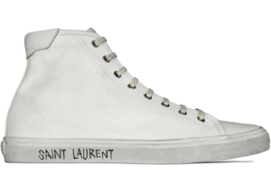 Giày Saint Laurent Malibu Mid Optic White 649249-00NG0-9030