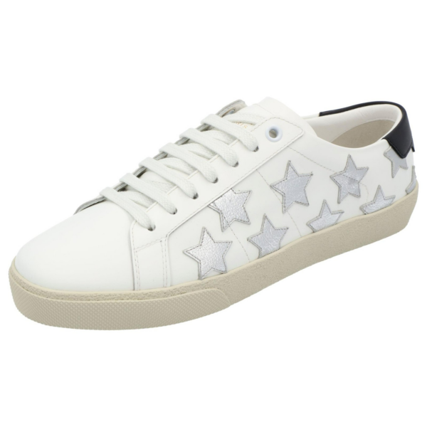 Giày Saint Laurent Wmns Court Classic SL-06 'White Metallic' 4191970MP109082 - Ảnh 4