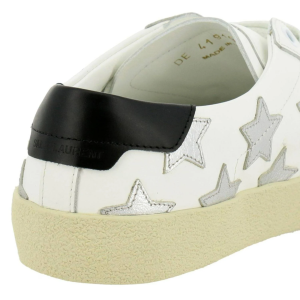 Giày Saint Laurent Wmns Court Classic SL-06 'White Metallic' 4191970MP109082 - Ảnh 3