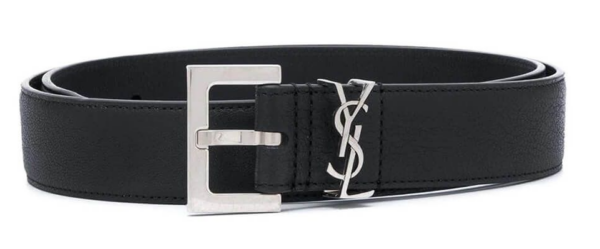 Thắt lưng Saint Laurent Guertel Mit Monogramm Black 634440-BRM0E-1000