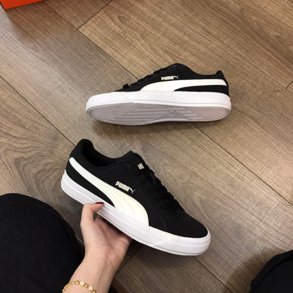Giày Puma Smash Vulc Leather Trainers 359622-09 - Ảnh 7