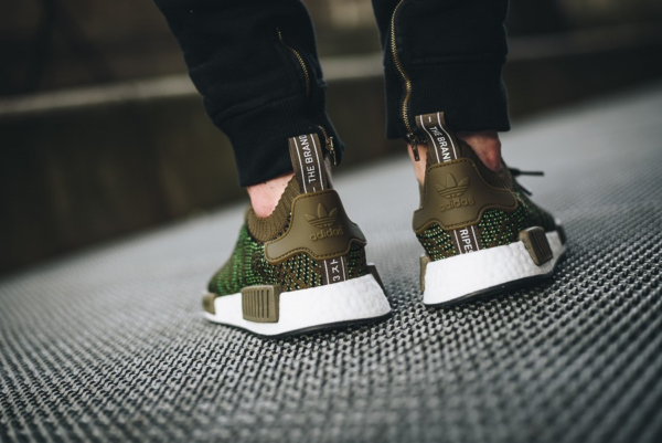 Giày Adidas NMD_R1 STLT Primeknit 'Trace Olive' CQ2389 - Ảnh 4