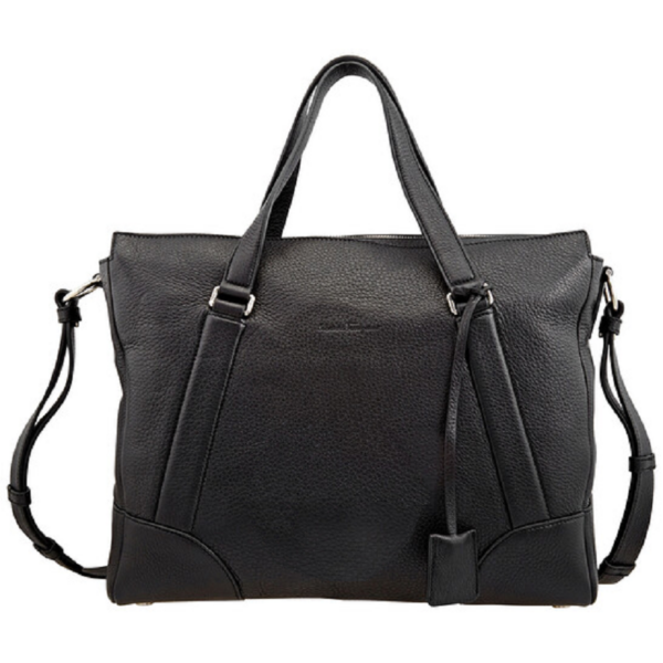 Túi Salvatore Ferragamo Leather Dynamo Business 'Black' 24A166-723705