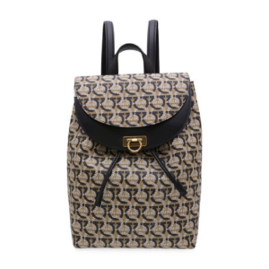 Balo Salvatore Ferragamo Ladies Gancini 'Black Grey' 21H988-726731