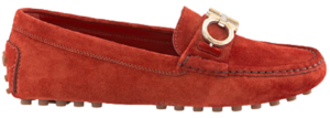 Giày Salvatore Ferragamo Ladies Berra Gancini Driver Moccasin 'Orange'