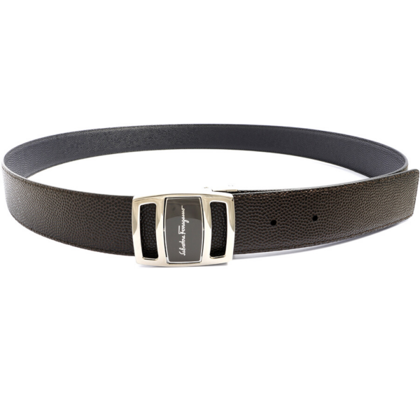Thắt Lưng Salvatore Ferragamo Reversible 'Black' 679945-694746 - Ảnh 2