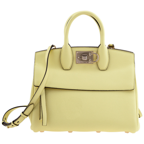 Túi Salvatore Ferragamo The Studio Leather 'Yellow' 21H159-744533