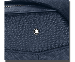 Alternative view of Túi Montblanc Blue Sartorial Zip Top Messenger Leather Cotton 128565